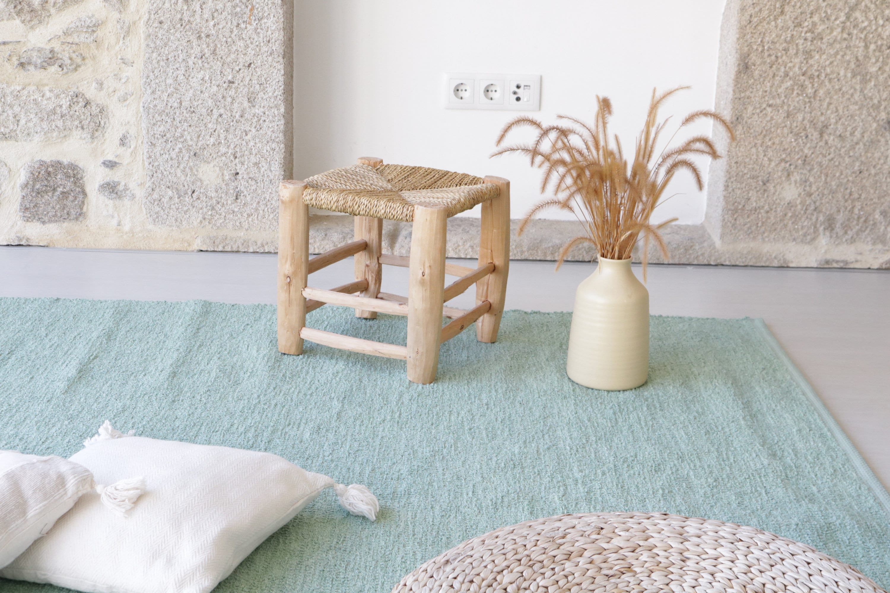 Tapis Vert Aqua Extra Large 6, 5x10 Pieds, Tapis Vert, De Salon, Pour Enfants, Chambre À Coucher, Salon Décoration Maison Plage