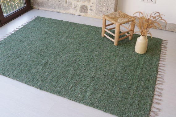 Large green rug outlet
