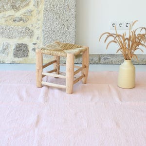 Large light pink rug, baby pink area rug, blush pink rug, bedroom rug, living room rug, nursery rug, kids rug, washable rug, Sustainable rug
