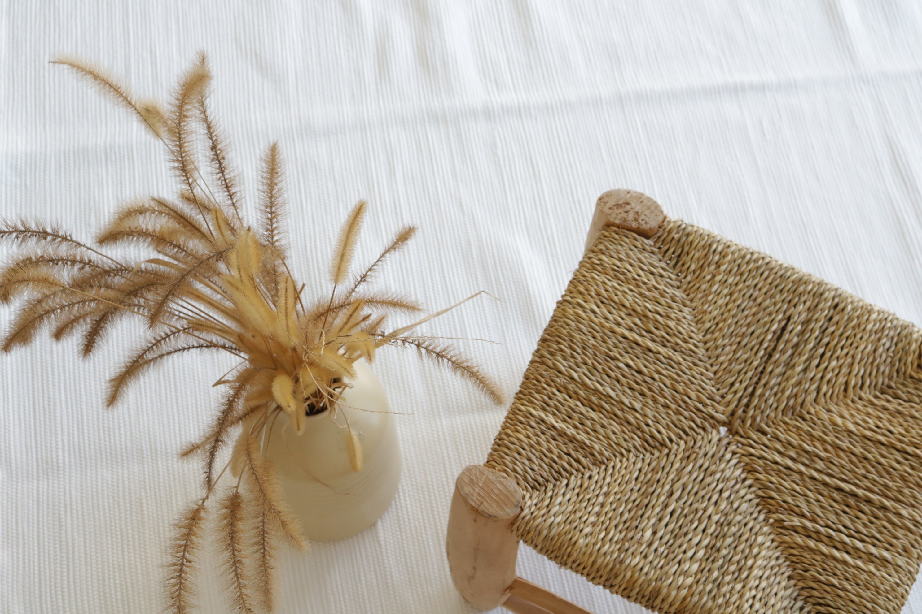 Large Handwoven off White Rug Living Room Rug White Cotton Etsy