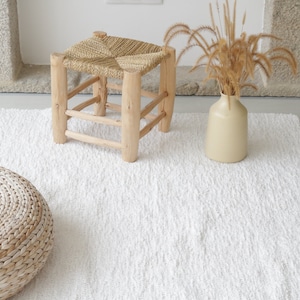 Paco Home Alfombra Salon Fibra Natural Yute redonda Motivo Boho Chic A Mano  Moderna Beige 80