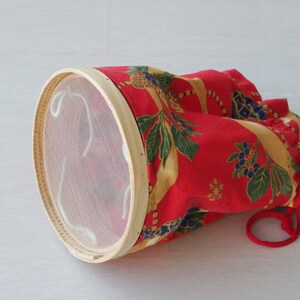 Christmas dining table decor, bread basket, bread bag, Kitchen decor for Christmas, Tapestry bread basket, Christmas gift, corbeille à pain. imagem 4