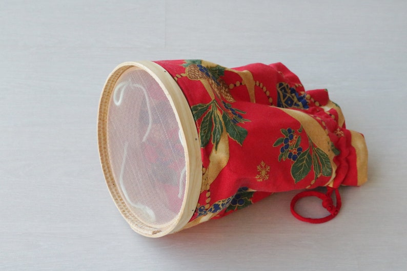 Christmas dining table decor, bread basket, bread bag, Kitchen decor for Christmas, Tapestry bread basket, Christmas gift, corbeille à pain. imagem 4