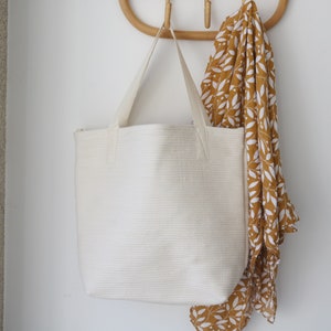Tote bag, market bag, reusable grocery bag, Beach bag, Travel bag, Large shopping bag, Shopper Bag, vegan bag, holidays bag, cotton bag. image 1