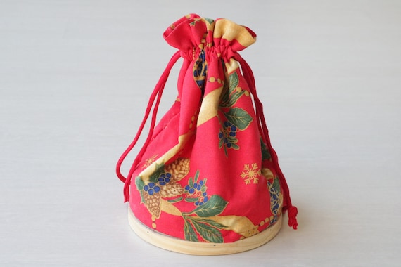 Christmas dining table decor, bread basket, bread bag, Kitchen decor for Christmas, Tapestry bread basket, Christmas gift, corbeille à pain.