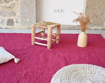 Large pink fuchsia rug 170x240 cm , pink area rug, living room rug, bohemian rug, kids rug, nursery rug, bedroom rug, pink decoration