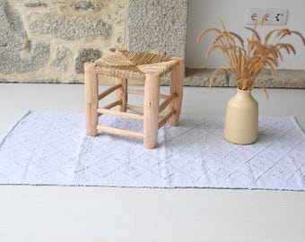 Medium gray rug, gray rug, bathroom rug, bedroom rug, geometric rug, kitchen rug, entry rug, kids rug, bedside rug, hallway rug
