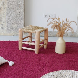Alfombra grande de color rojo cereza de 2x3 m, alfombra para salón, alfombra para dormitorio, decoración roja, alfombra para niños, alfombra roja, alfombra de granja, decoración de casa de campo
