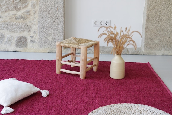 Large 170x240cm red cherry rug, red area rug, red living room rug, bohemian rug, bedroom rug, red decoration, roter Teppich, tapis rouge