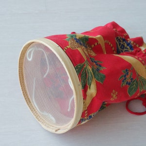 Christmas dining table decor, bread basket, bread bag, Kitchen decor for Christmas, Tapestry bread basket, Christmas gift, corbeille à pain. imagem 2