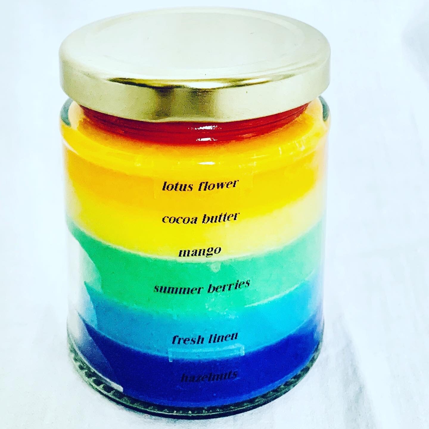 RAINBOW scented candle Scents by Sel Etsy