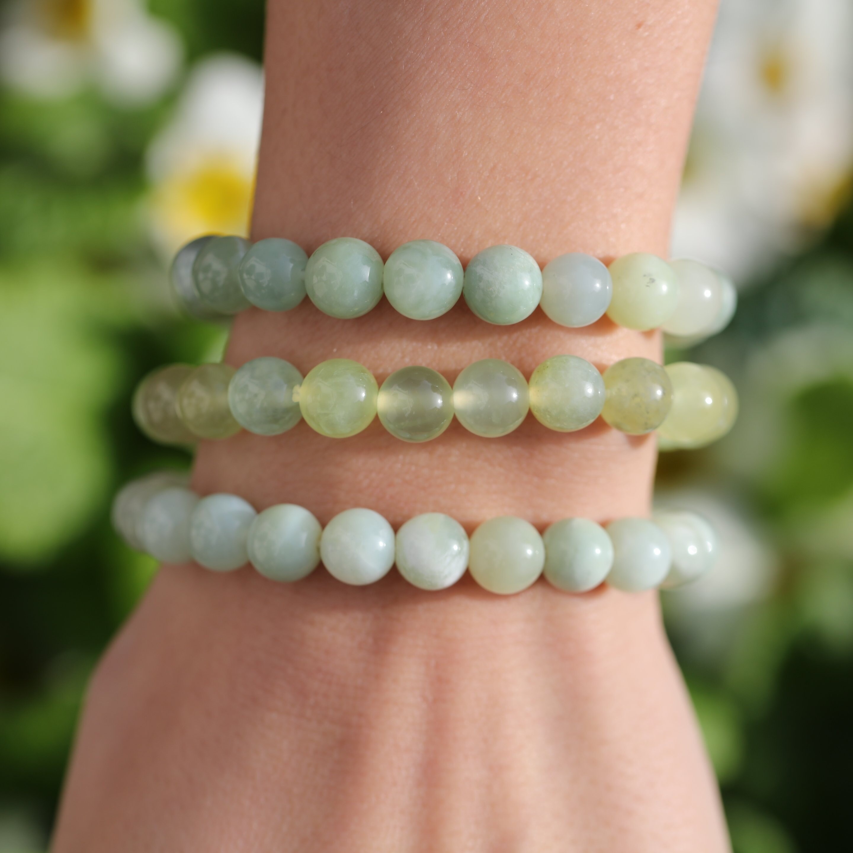 Jade Beaded Bracelet Etsy