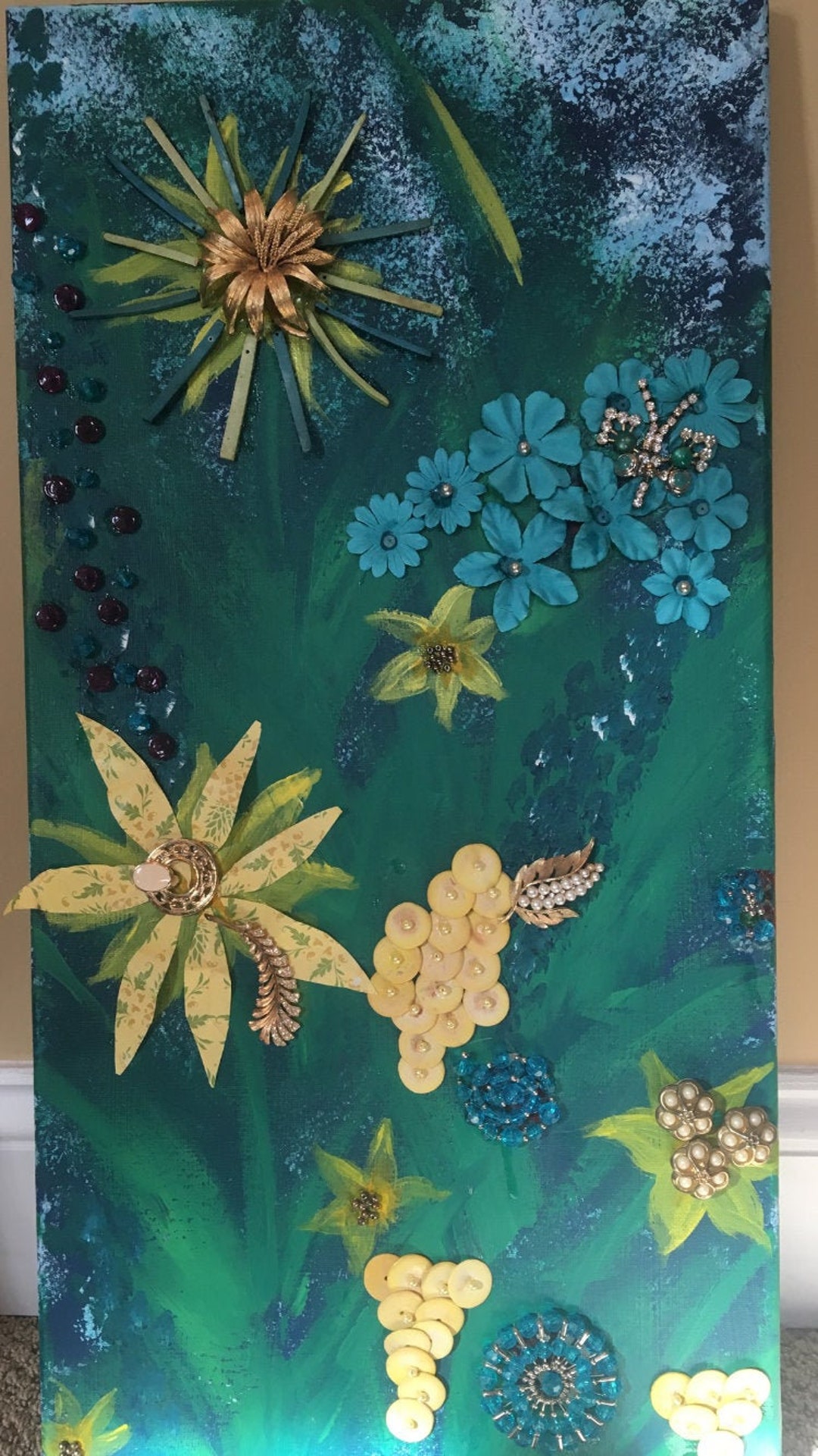 Multimedia Jewelry Art Etsy