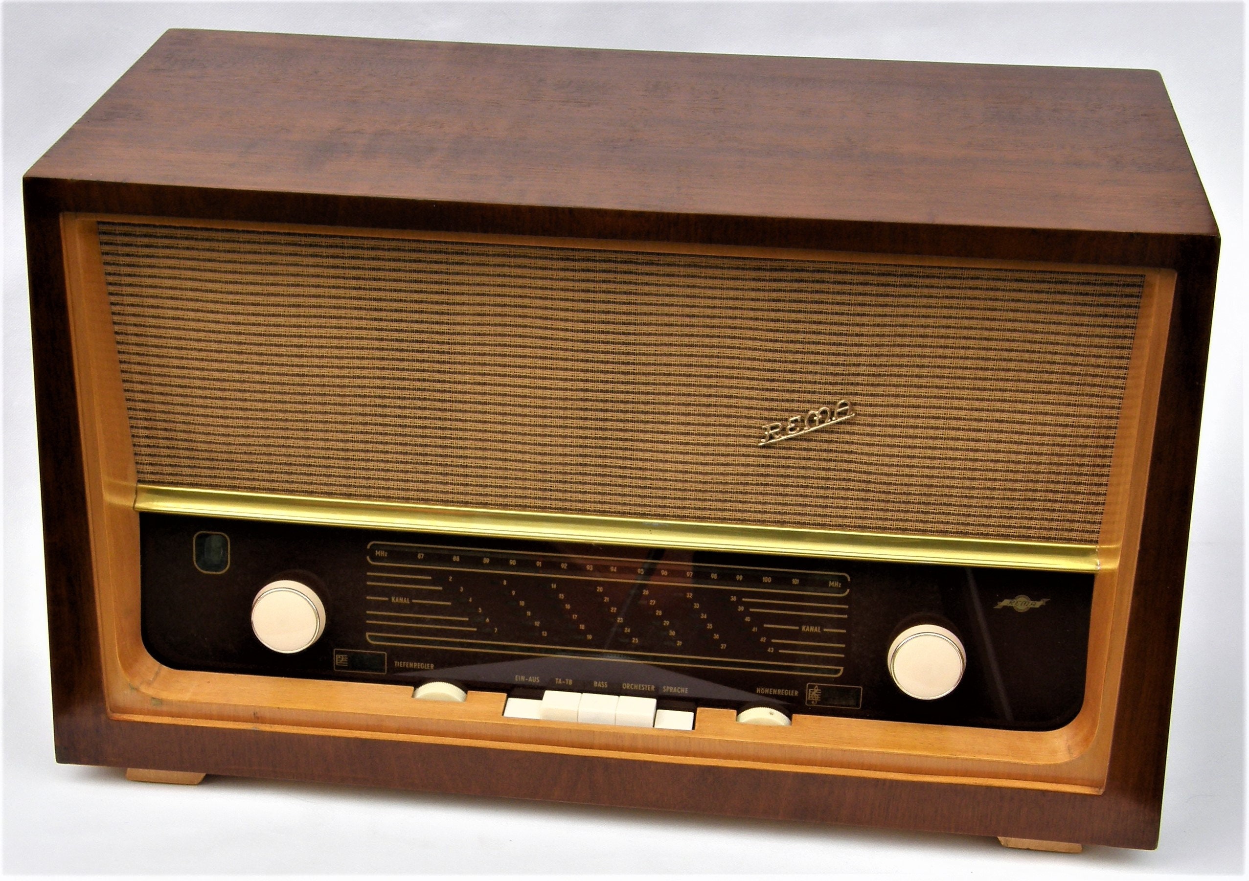 Radio With Lamps REMA 'TENOR II 2 Etsy