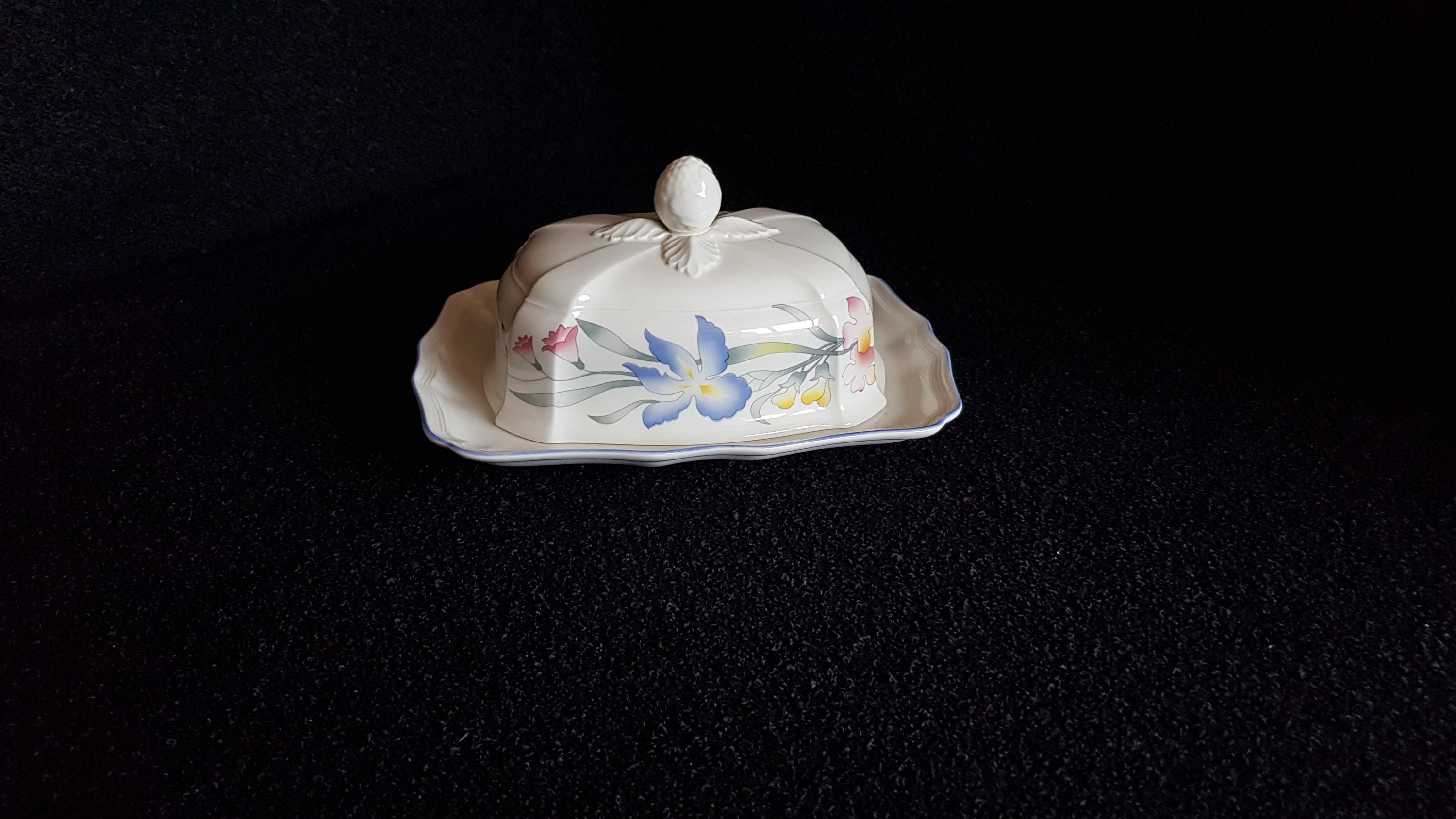 Villeroy and Boch butter dish in 'Riviera' Etsy
