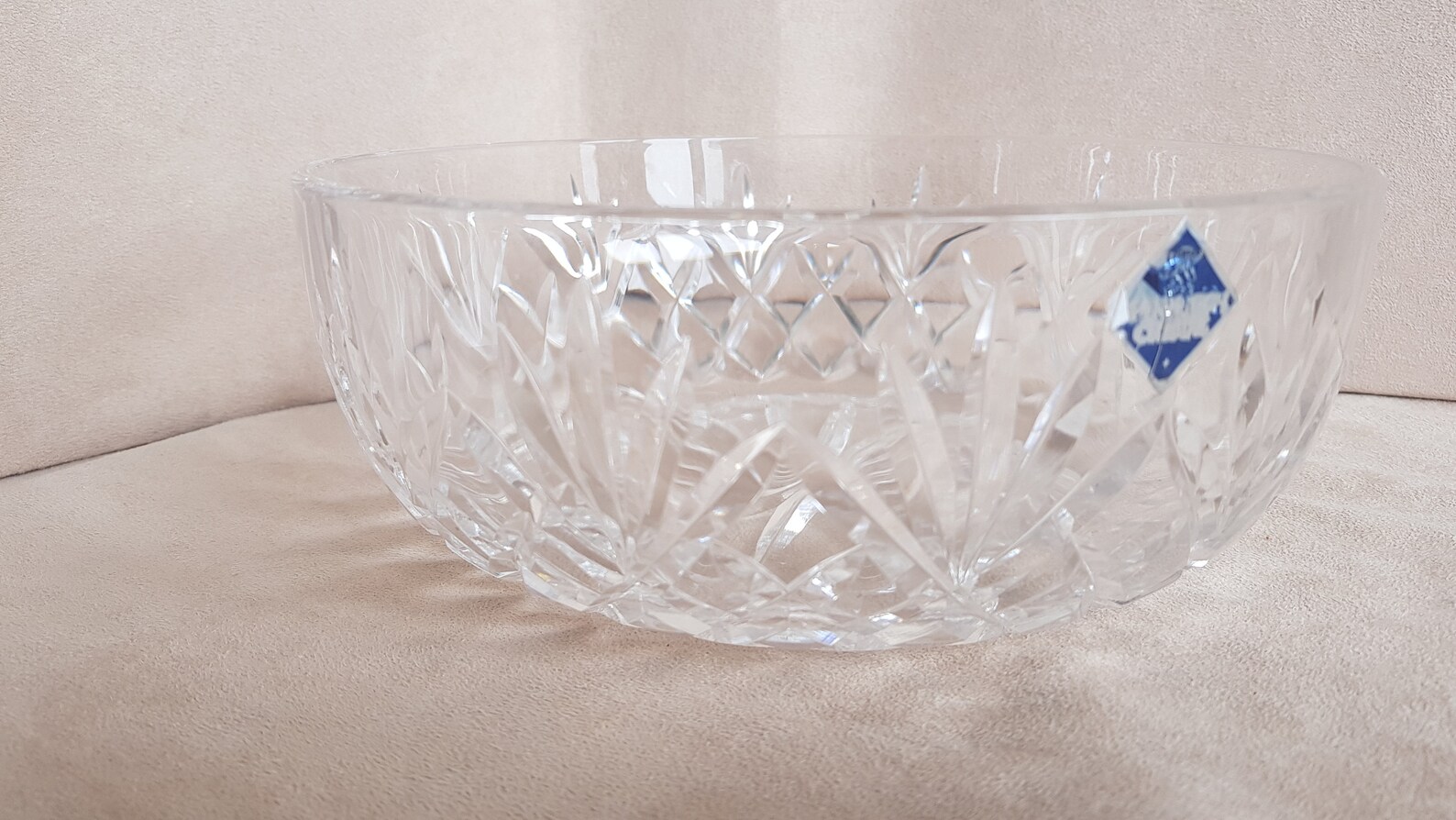 Stunning Edinburgh Crystal cut glass fruit bowl/trifle dish Etsy