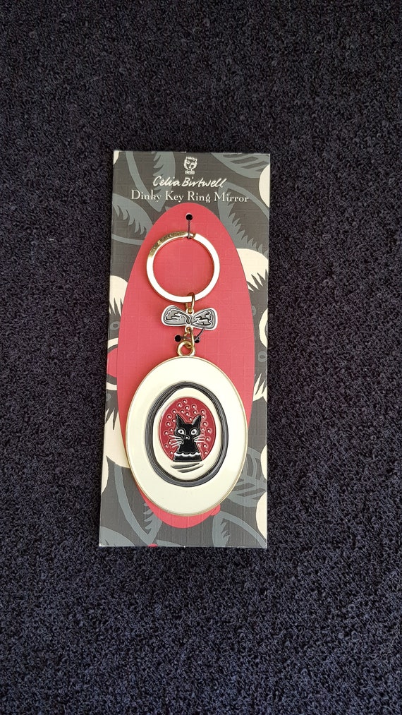 Celia Birtwell dinky key ring mirror never been us