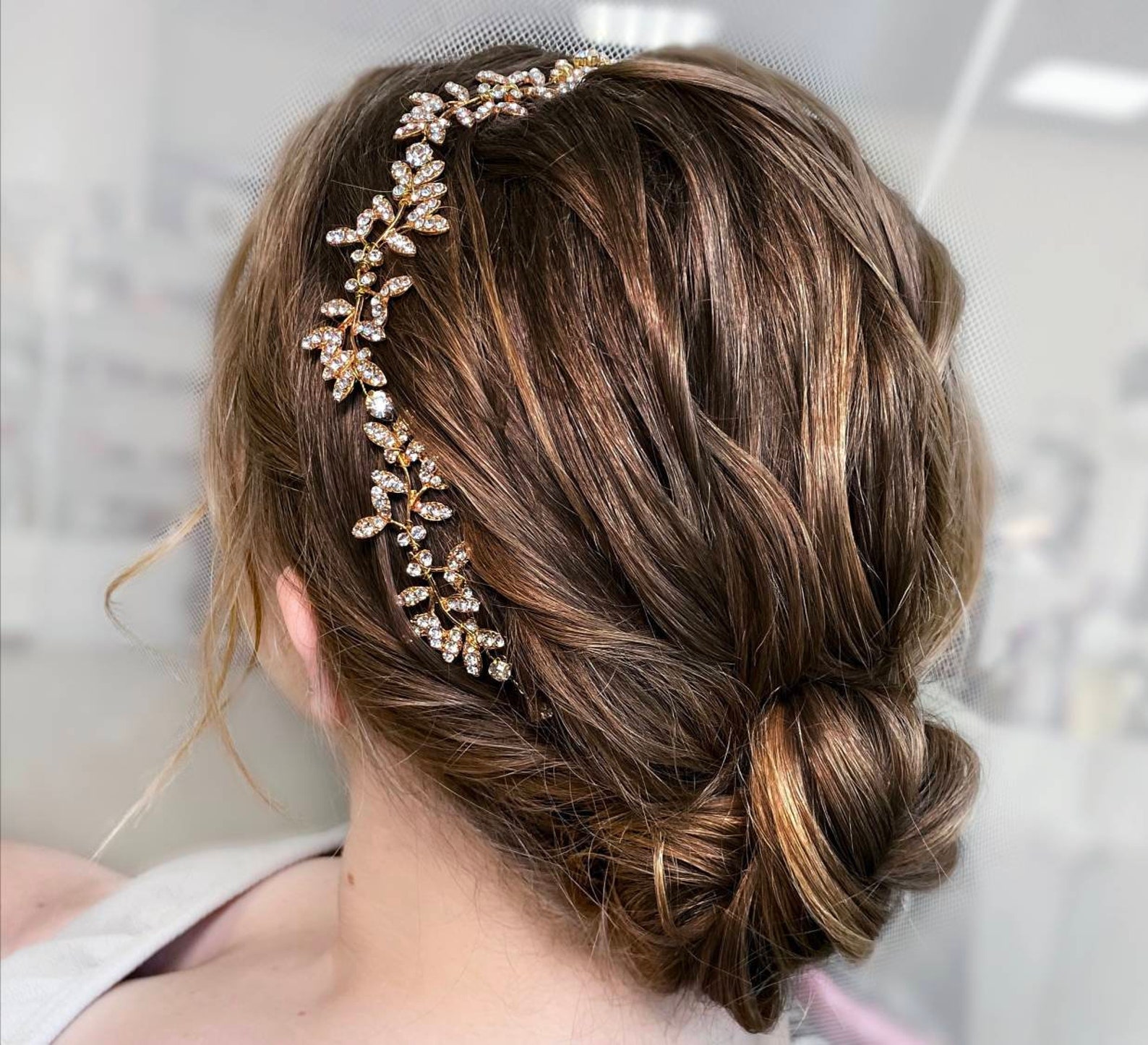 bridal jewellery headpiece