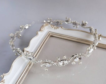 Cinturón de novia con cristales de estrás: fajín de novia con cuentas