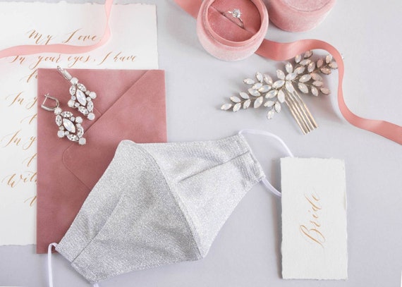 Bella Maschera Facciale Regolabile In Cristallo Nero Lavabile Bling Con Filtro - Italia - Foto 8