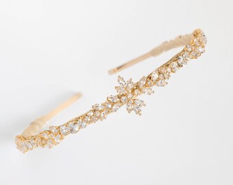 Cerchietto Sposa Con Perle E Farfalla, Color Oro, Pieno Di Cristalli: L'accessorio Perfetto Per Un Look Da Favola A Matrimoni E Feste