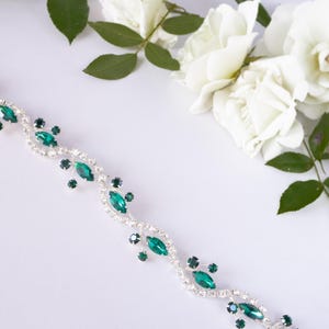 Emerald Leather Belt - Etsy