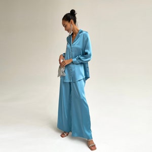 Satin suit women Etsy Canada