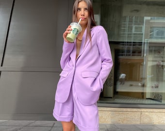 ★BAU by Bride And You★25SS 超新作★LEVI short blazer★3色 Blazer and Shorts Set Women, Two Piece Set, Blazer and