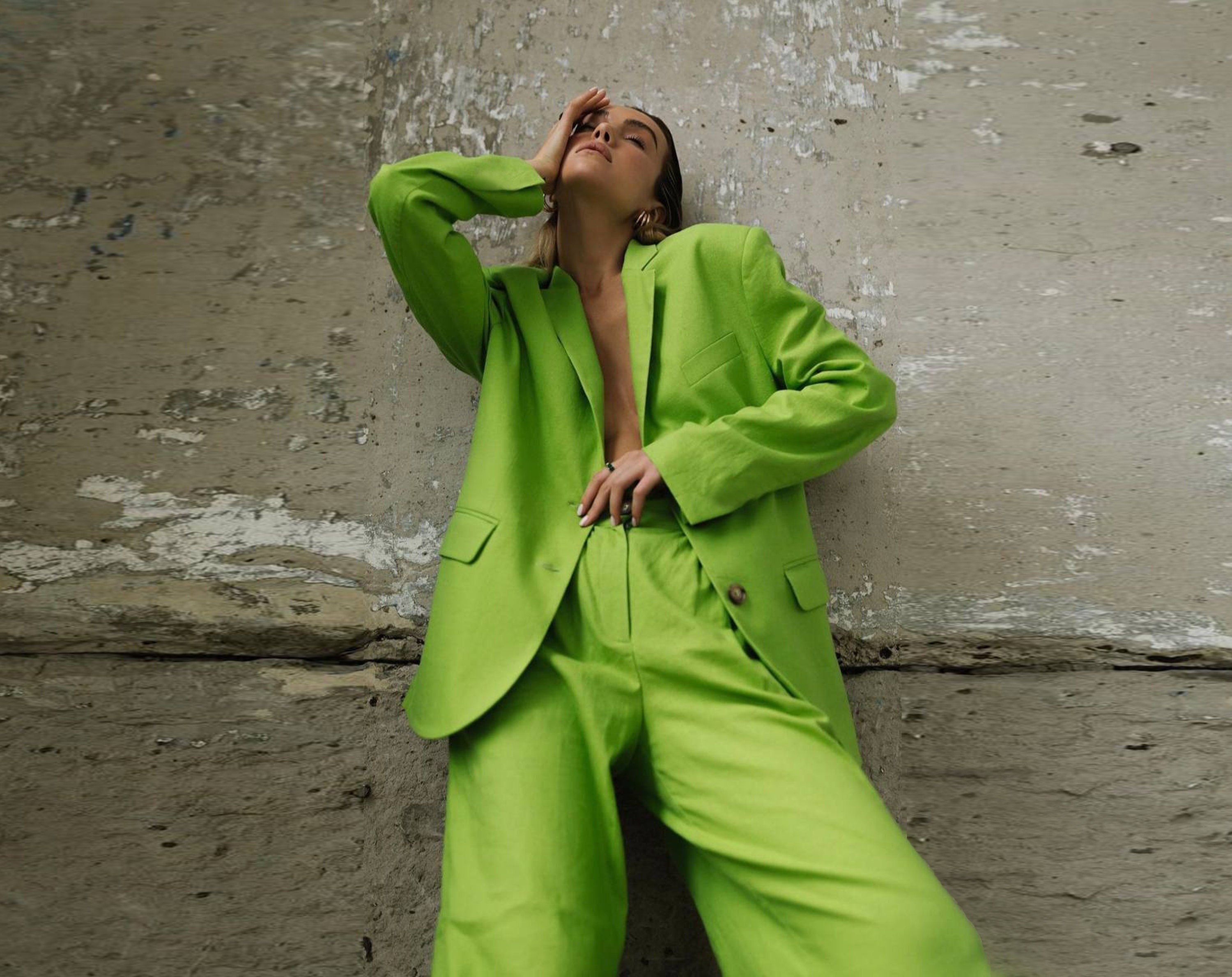 Lime Green Pants Etsy UK