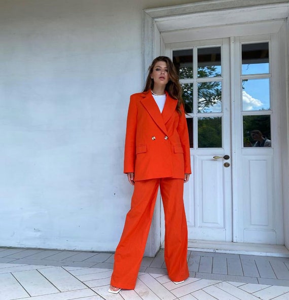 Pants Suit Women Pants Suit Linen Suit 