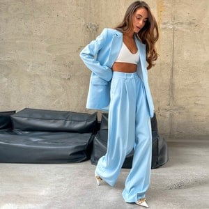 Blue suit for women / Two piece suit / Womens suit / Womens Suit Set / Wedding Suit / Womens Suit Set image 1