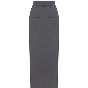 Gray Pencil Skirt, High Waisted Skirt, Maxi Skirt, Long Evening Skirt. Skirt With Pockets, Office Skirt, Church Skirt, Skirt Suit image 6