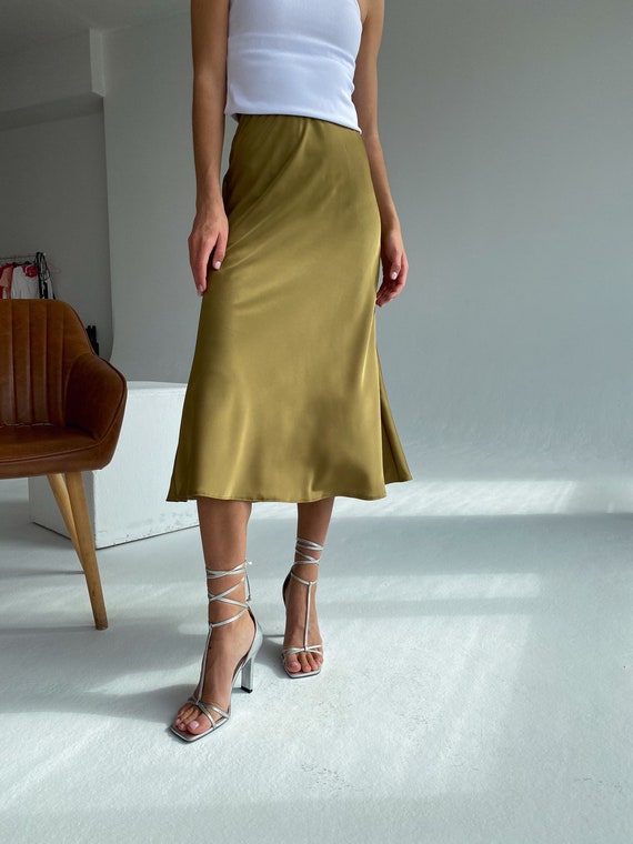 Silk Slip Skirt Blue Silk Skirt Midi Satin Skirt Midi Silk Silk Slip Skirt Blue Silk Skirt Midi Satin Skirt Midi Silk