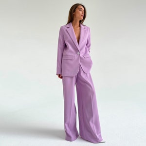 Women 2 Piece Suit in Purple Color. -  Canada