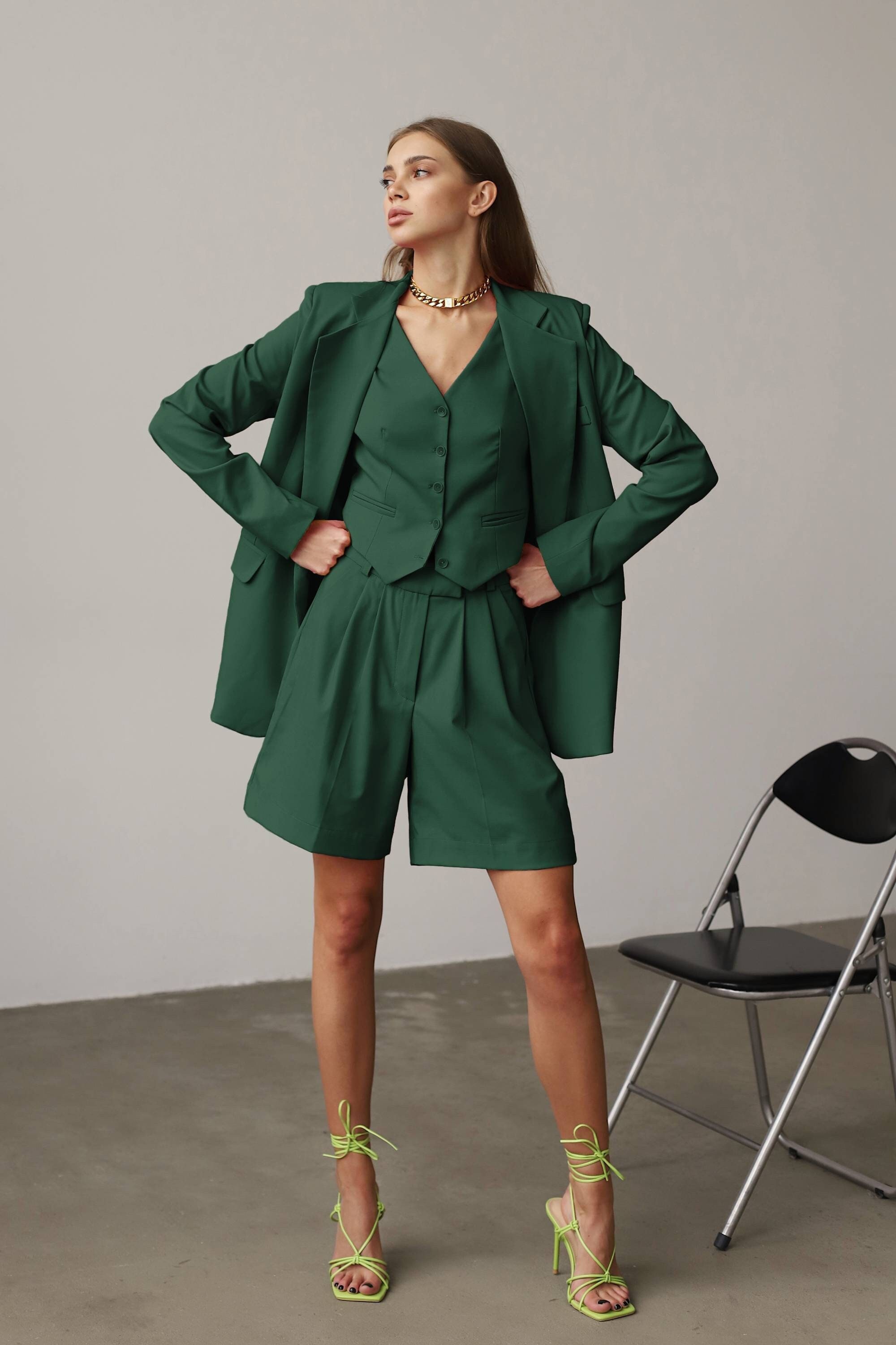 green dress shorts women LACE PLATED MIDI DRESS IN GREEN-mini dresses-bandage dresses-black-pink-regular  size-feather-crystal-hidden zipper-sexy-latest-new in dresses-party dress-prom  dresses-homecoming dress-graduation dress-formal wear-clothing-dresses for  women 2023-dress main image 1
