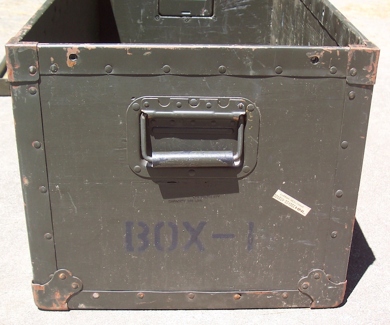 MILITARY STORAGE CRATE Etsy