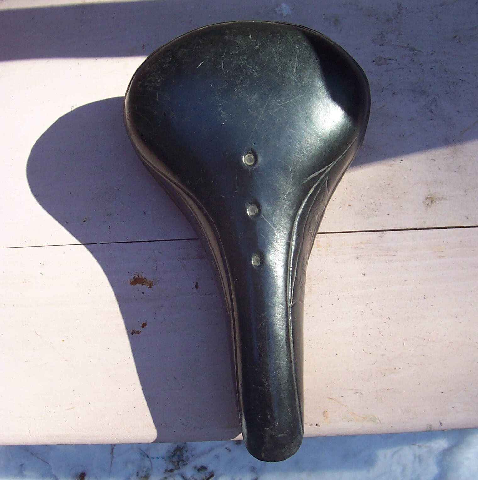 Vintage Mesinger Bike Seat Black | Etsy 