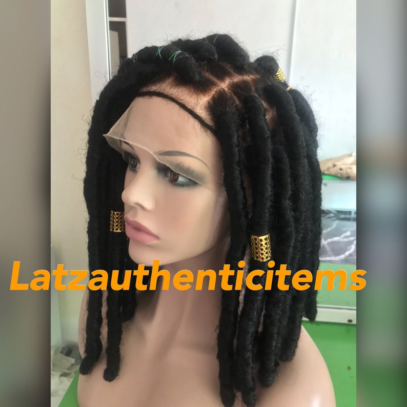 Natural dreadlocks wig faux locs wig box braids wig braid wig braided wig rainbow wig cap cornrow wig Lemonade cornrows tribal braids micro