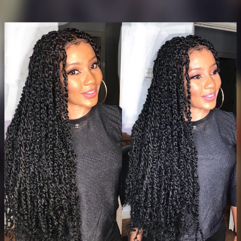 Passion twists wig knotless braids wig Box braids wig cornrow braided wig full lace wig Senegalese twists faux locs wig passion twist goddes