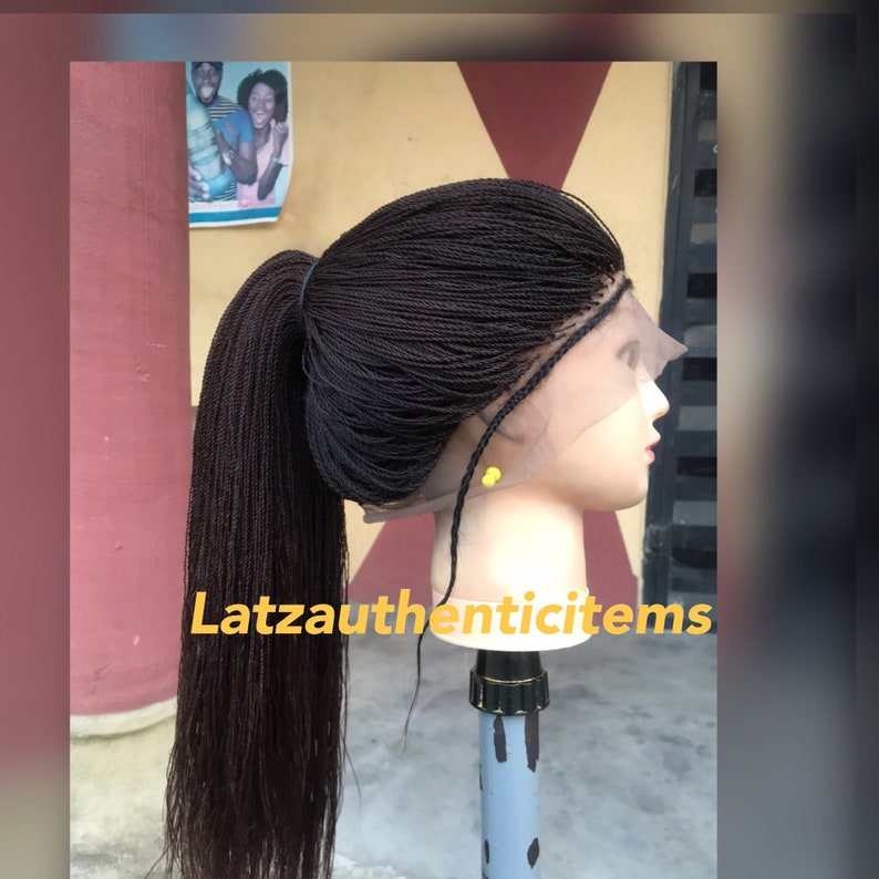 Micro Braids Broomstick Braids Wig A Million Braids Wig Twists Etsy