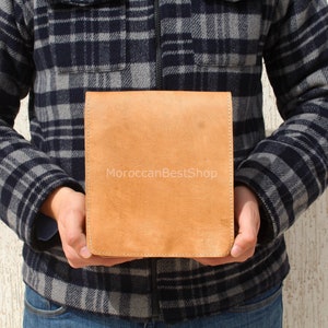 Bolso de hombro de cuero unisex, Bolso de hombro pequeño, Bolso bandolera, Bolso tipo cartera, Bolso pequeño de cuero, Bolso mensajero, Bolso de cuero para hombre