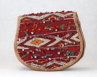 Bolso de cuero para mujer, bolso de hombro de cuero, bolso de alfombra crossbody de cuero, bolso kilim, bolso crossbody de cuero, bolso de cuero hecho a mano