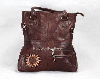 Leather handbags for women, Leather purse, Leather tote bag, Leather shoulder Bag, crossbody Bag, work bag, Gift For Her.