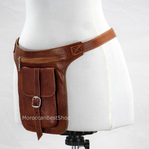 Leder Bauchtasche Unisex, Leder Gürteltasche, Fanny Pack für Frauen, Leder Gürteltasche für Männer.