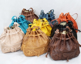 LIQUIDATION SALE Large Genuine Leather Bucket Bag, Women's Bag Leather, Handmade Leather Crossbody Bag, Bucket Bag Leather, Bucket Bag