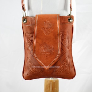 Leather crossbody bags for women, Boho leather shoulder purse medium size, Gift For Her Women travel purse .