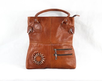 Leren draagtas voor dames, lederen tas, handtas lederen schoudertas, crossbody tas, werktas, cadeau voor haar.