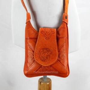 Leder Crossbody Bag, kleine Leder Geldbörse mit Riemen, Leder Travel Passport Wallet, Cross Body Wallet, Passport Inhaber Geldbörse.