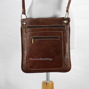 Medium Bohemian Leather Handbag Tote, Leather Shoulder Bag, Leather Purse, Leather tote bag, Women&#39;s Shoulder Bag, Soft Leather Bag.