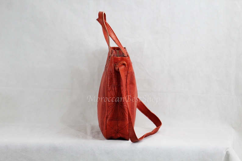 Leather Bag Handmade Leather Handbag Genuine Leather Purse Leather Tote Bag Leather Purse Crossbody Moroccan Shoulder Bag